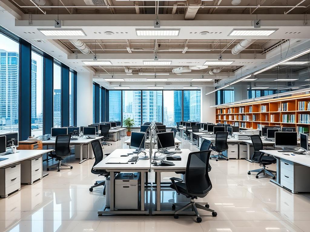 Spotless modern office space